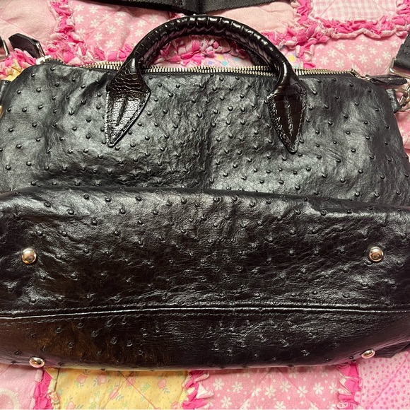 Ostrich Leather Handbag - Picture 4 of 6